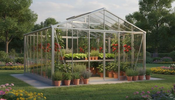 Serre de jardin en verre : la solution idéale pour cultiver toute l'année