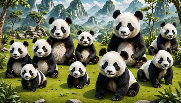 Panda land : des créations originales pour les fans de pandas